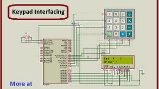 Keypad scanning and interfacing with PIC16f877 microcontroller [upl. by Tymothy]