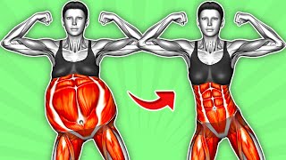 ➜ Standing Abs Workout to LOSE 2 INCHES OFF WAIST in 1 Week [upl. by Aronoel]