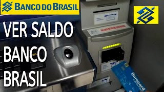 Como retirar saldo e extrato no caixa eletrônico banco do Brasil [upl. by Phillipp606]