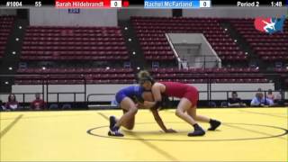 WM 55 KG  WTT Final Match 1  Sarah Hildebrandt King vs Rachel McFarland Gator [upl. by Mihe]