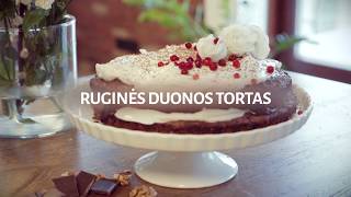 Ruginės duonos tortas [upl. by Einafit]