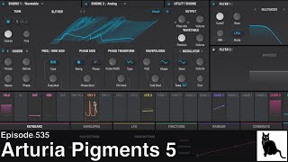 Arturia Pigments 5 Demo and tutorial of new features and preset banks [upl. by Donella]