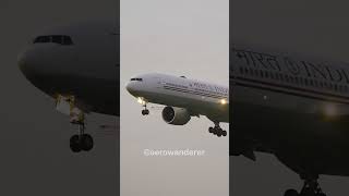 AIR INDIA ONE B777300ER landing at Chennai Airport shorts aviation b777 airindia landing [upl. by Braca]