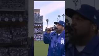 Ice Cube World Series Performance at Dodger Stadium [upl. by Llehcar367]