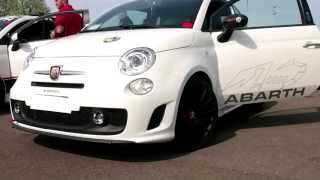 Fiat 500 Abarth Revs and Loud Exhaust sound Top Gear Event at Autodromo di Modena [upl. by Cornell]