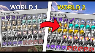 How to Transfer your Inventory Items into Another World [upl. by Stevie]