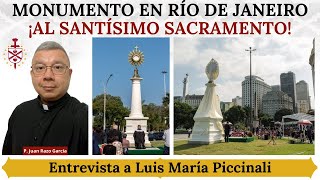 ¡Impactante testimonio de fe católica Monumento al Santísimo Sacramento en Río de Janeiro [upl. by Cuyler563]