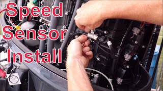 Yamaha Outboard Speed Sensor Installation 60V8A4L11100 [upl. by Naahsar673]