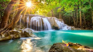 relaxing sleep music for babies with nature sounds waterfall sounds soothing music for babies [upl. by Ecyal745]