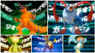 Digimon Savers  Data Squad All Champion Evolution 4K UHD Eng Sub デジモンセイバーズ オールアダルト エボリューション 4K UHD [upl. by Inatsed]