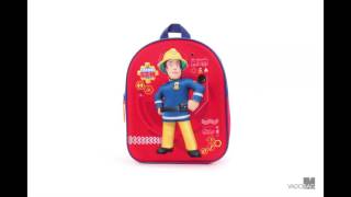 Fireman Sam 3D backpack with soundeffect [upl. by Eversole131]