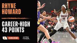 Rhyne Howard CareerHigh 40 Points  070223  WNBA Hoops [upl. by Eciryt]