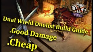 Path of Exile 500000 DPS Dual Wield Duelist Build Guide Legion Update [upl. by Jeremy]