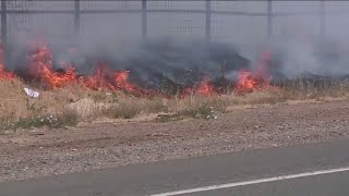 Major wildfires rip through thousands of acres in California [upl. by Thirzia]