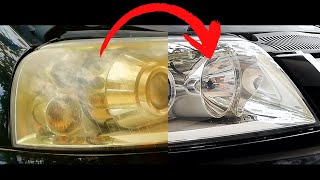 Headlight restoration shown in 4 minutes [upl. by Radburn]