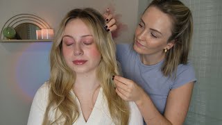 ASMR Perfectionist Hair Curling With Rollers  Natural Makeup Application amp Detailed Finishing Touch [upl. by Ollie]