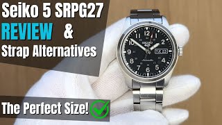 Seiko 5 SRPG27 Review  The Perfecly Sized quotField Stylequot Watch [upl. by Disraeli]