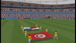 Winning Eleven 2018 PS1 Panama vs Tunisia  World Cup 2018 Russia [upl. by Ellehcir570]