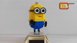 Minion Despicable me cartoon LOZ Diamond Building Blocks DIY Assemble Toys [upl. by Asin782]