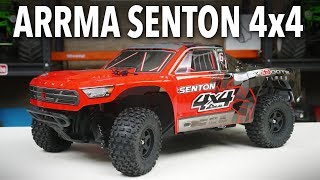 ARRMA Senton 4x4 MEGA Short Course Truck Unboxing amp InDepth First Look [upl. by Ciredor]