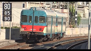 HD  Treni DOPPIA ALn6681220  1224  Treno Storico 96557 in transito a Palermo Cardillo [upl. by Hollenbeck]