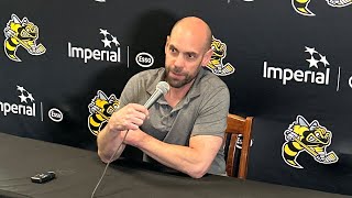 Sarnia Sting Post Game Press Conference [upl. by Aiepoissac]