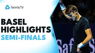 Rune Takes On AugerAliassime amp Hurkacz Battles Humbert  Basel 2023 SemiFinals Highlights [upl. by Cyrille]