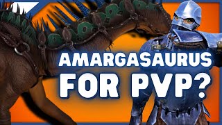 Is The Amargasaurus Good For PvP  Taming Tricks Ark Lost Island [upl. by Vernen]