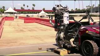 TRACLabs ATLAS Hercules robot falls in 2015 DARPA Robotics Challenge [upl. by Egedan764]