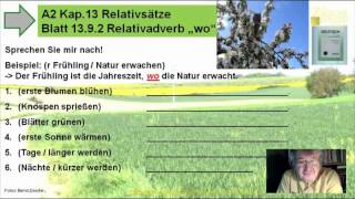 Deutsch Gram z Nachsprechen A2 Kap13 Relativsätze Bl1392 [upl. by Potts]