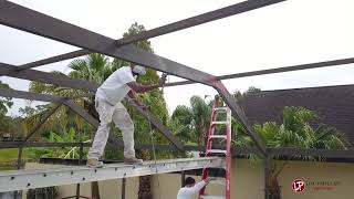 Pool Enclosure Painting [upl. by Dimitris]