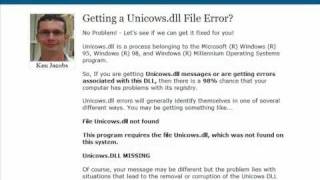 Unicowsdll Error Fix  Unicowsdllcom [upl. by Ddal793]