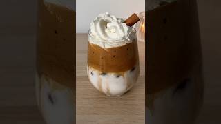 Café dalgona con nata y canela asmr cafe coffee recipe [upl. by Becki180]