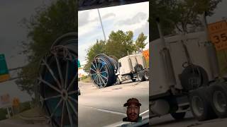 Flat Bedder Lost His Load On The Highway 😳 viral trending trucks youtubeshorts subscribe [upl. by Brout382]