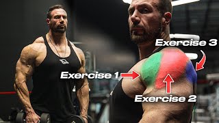 THE 4 BEST exercises for HUGE shoulders IT’S SIMPLE [upl. by Atikkin971]