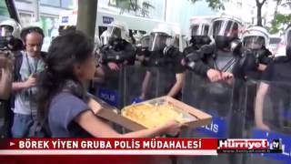 Börek ikramına biber gazı İstanbul Gezi Parkı [upl. by Lusty138]