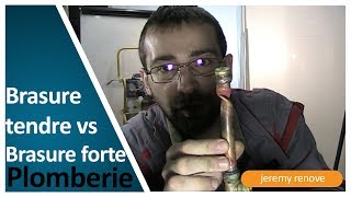 COMPARATIF ENTRE LA BRASURE FORTE ET LA BRASURE TENDRE [upl. by Aleksandr]