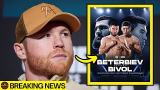 NO LONGER SURE Canelo BACK PEDALS on Beterbiev vs Bivol Winner [upl. by Lihka]