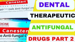 Antifungal use in DentistryDrugs use in Denture stomatitisDenture stomatitis treatmentNystatin [upl. by Durward]