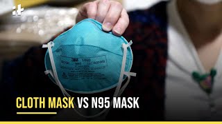 Cloth Mask Vs N95 Mask Why N95 Masks Are Most Effective Against Covid19 [upl. by Armando882]