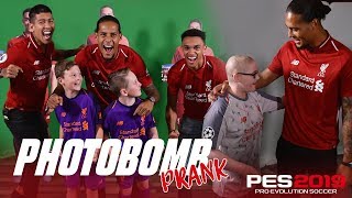 Firmino Van Dijk amp Trents hilarious photobombing  PES2019 Prank [upl. by Meer397]