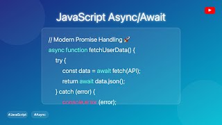 JavaScript AsyncAwait Tutorial  Modern Promise Handling 🚀  students  college  Job Interview [upl. by Nimesh]