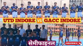 UTD INDORE 🆚 GACC INDORE semifinal kabaddi maharajaranjeetsingh college indore army proplayer [upl. by Halley]