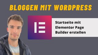 BlogStartseite mit Elementor erstellen [upl. by Aivatra42]