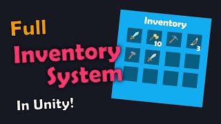 PROPER Way to Inventory in Unity with Scriptable Objects 4  Stack Splitting [upl. by Clippard]