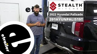 Set up Stealth Hitches Hidden Trailer Hitch Receiver w Towing Kit on a 2022 Hyundai Palisade [upl. by Rangel]