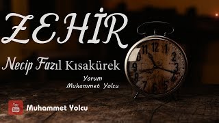 NECİP FAZIL KISAKÜREKİN ÖLMEDEN ÖNCE YAZDIĞI ŞİİR  Zehir Şiiri🎼🎙 [upl. by Jefferson273]