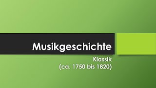 Musik in der Klassik einfach und kurz erklärt [upl. by Jobyna842]