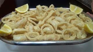 Anellli di Calamari fritti fritto misto perfetto [upl. by Bolte]