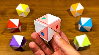 How To Make Paper Fortune Teller Dice  Fun amp Easy Origami [upl. by Tergram]